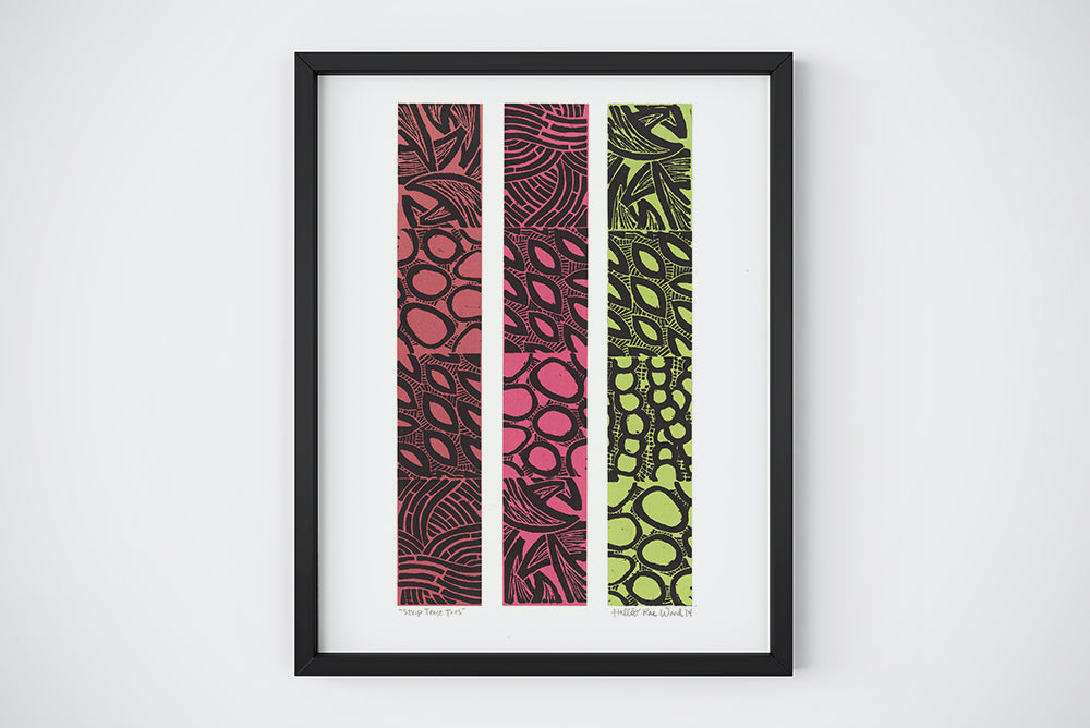 Positive Pattern Prints - Strip Tease Tres