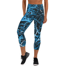 Positively Poppin' - Yoga Capri Leggings - CARIBELLEH