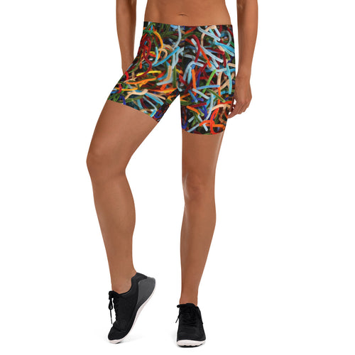 Positively Poppin' Fashion - Spandex Shorts - LOST MAPLES