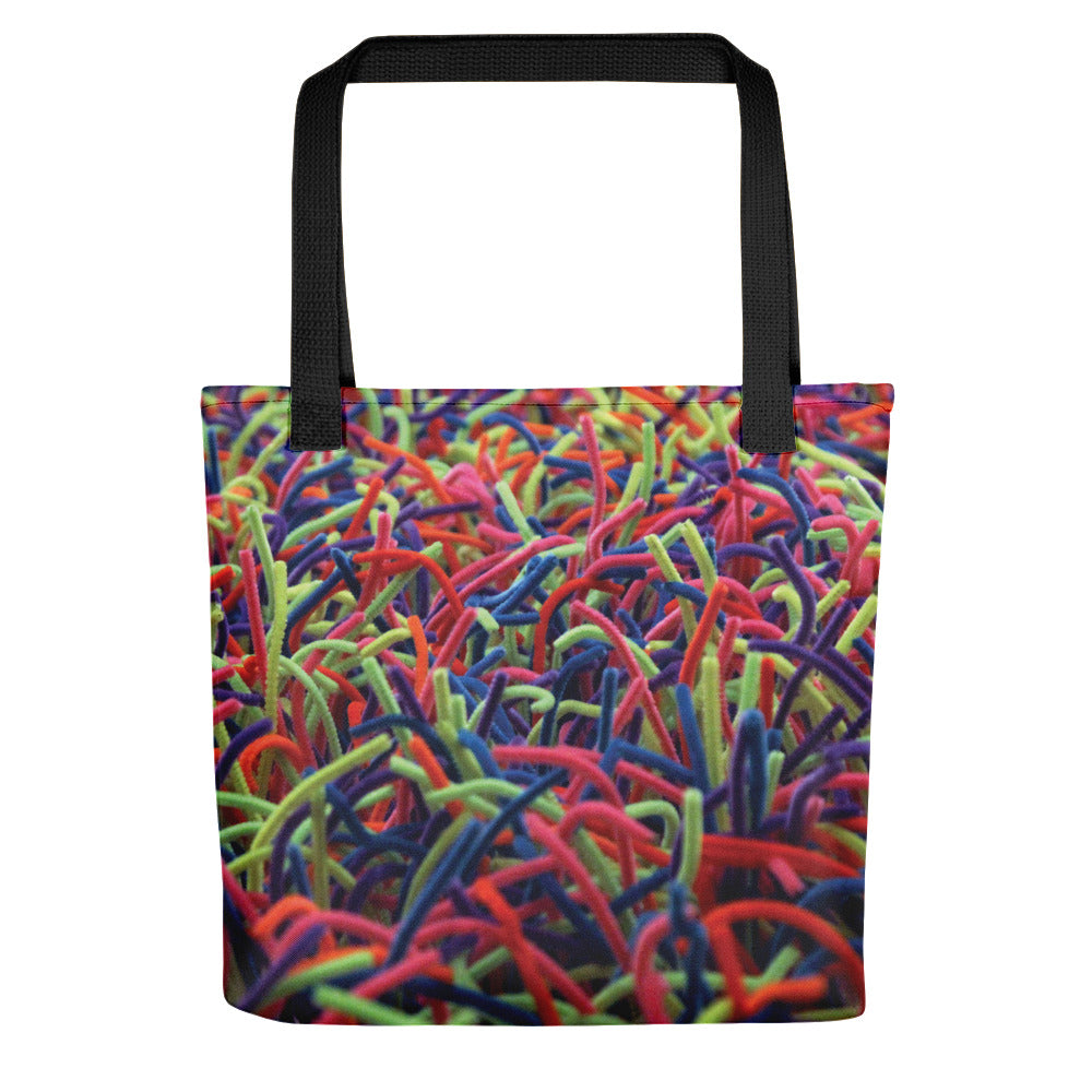 Positively Poppin' Accessories - Tote Bag - NEON GRASSES